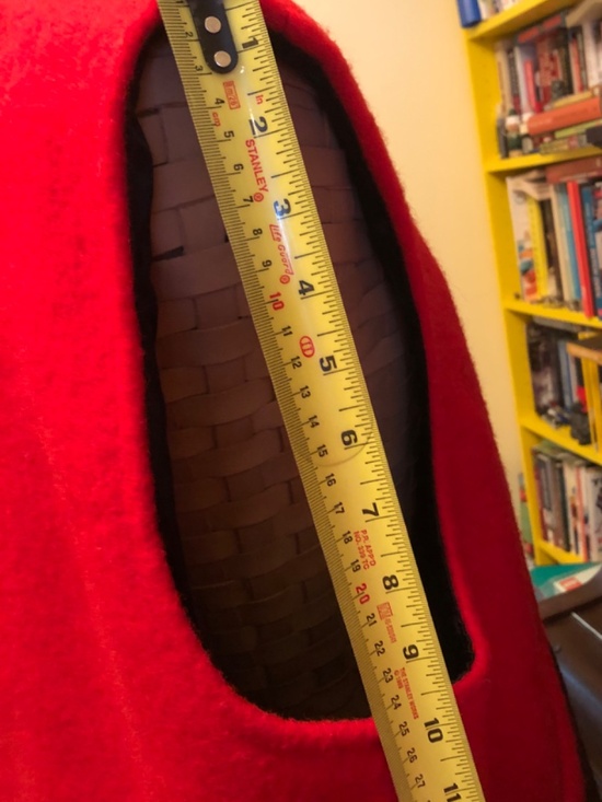 Rare Red Vintage 60s Pure Wool HBC Point Blanket Vest - Picture 7 of 7